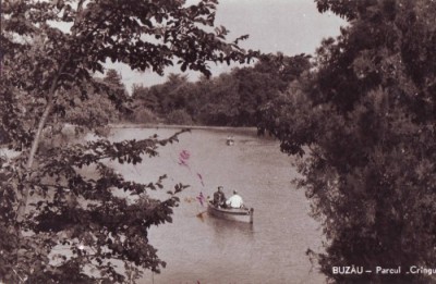R2981 Buzau Lacul Crangul circulat 1960 RPR foto