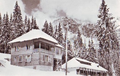 R2925 Bucegi Cabana Scropoasa circulat 1969 RPR foto