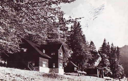 R2923 Bucegi Cabana Poiana Stanii circulat 1965 RPR