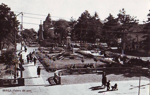 R2911 Braila Vedere din Parc circulat 1958 timbru dezlipit R2911 Braila Vedere din Parc circulat 1958 timbru dezlipit
