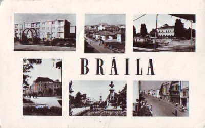 R2900 Braila Vederi Multiple circulat 1962 RPR foto