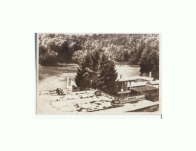 CP152-06 Sovata -Baile si Lacul Ursu -RPR -sepia -circ. 1954 foto