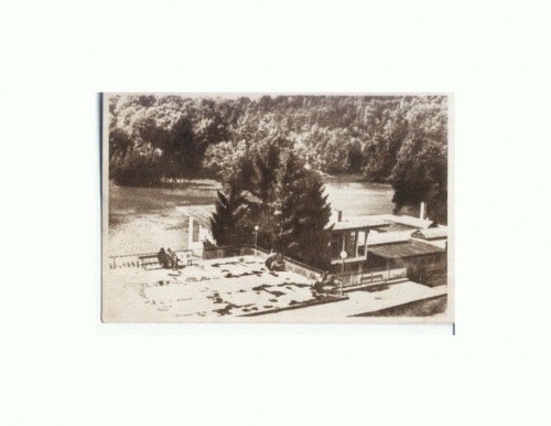CP152-06 Sovata -Baile si Lacul Ursu -RPR -sepia -circ. 1954 CP152-06 Sovata -Baile si Lacul Ursu -RPR -sepia -circ. 1954