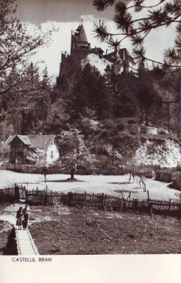 R2871 Castelul Bran circulat 1961 RPR foto