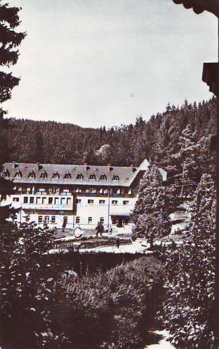 R2858 Borsec Vedere din statiune circulat 1964 RPR