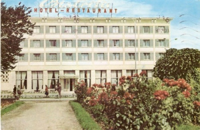 R2207 Bacau Hotelul Bistrita circulat 1962 RPR foto