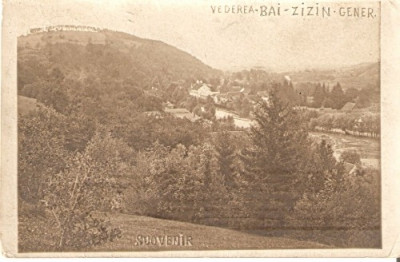 3800 Baile Zizin Vedere generala circulat 1922 foto