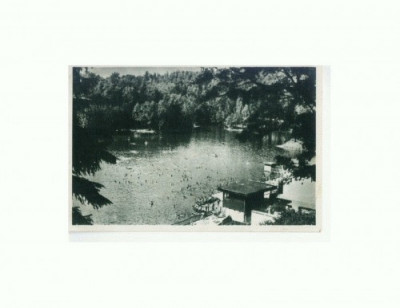 CP152-40 Sovata -Lacul ,,Ursu&amp;amp;quot; -RPR -sepia- circulata 1960 foto
