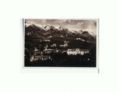 CP152-58 Sinaia -Vedere generala -RPR -sepia- necirculata foto