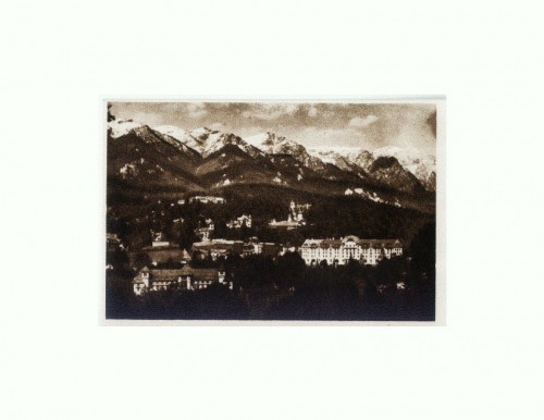 CP152-76 Sinaia -Vedere generala -RPR -sepia- necirculata