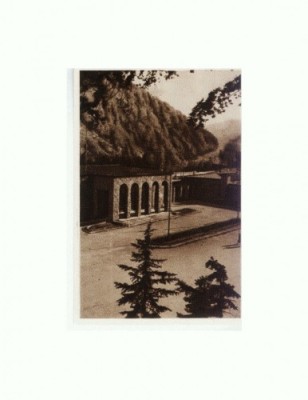 CP152-100 Sinaia -Clubul muncitoresc -RPR -sepia -necirculata foto