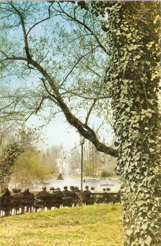 R2321 Bucuresti Gradina Cismigiu circulat 1962 RPR