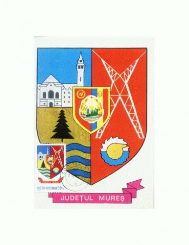 CP153-32 Maxima Stema Judetului Mures CP153-32 Maxima Stema Judetului Mures