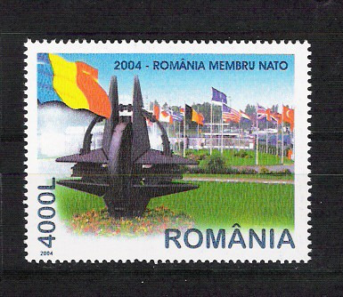 ROMANIA - 2004 ROMANIA MEMBRA NATO, MNH - LP 1633 foto