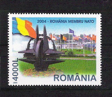 ROMANIA - 2004 ROMANIA MEMBRA NATO, MNH - LP 1633