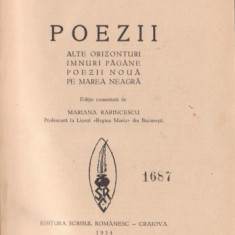 Duiliu Zamfirescu / POEZII (editie 1934,ilustrata)
