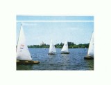 CP155-35 Bucuresti -Yole pe lacul Herastrau -necirculata