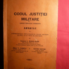 CODUL JUSTITIEI MILITARE - 1936