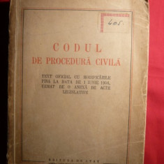 CODUL DE PROCEDURA CIVILA - ED. 1956