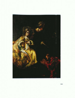 CP155-69 Rembrandt: Haman cerand iertare Esterei -necirculata foto