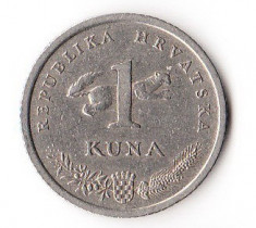 CROATIA 1 KUNA 1995 foto