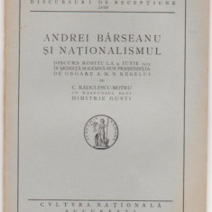 C.Radulescu-Motru / Andrei Barseanu si nationalismul,1924