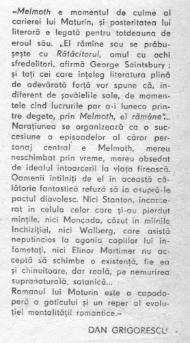 Charles Robert Maturin - Melmoth ratacitorul Charles Robert Maturin - Melmoth ratacitorul