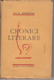 Ion M.Negreanu / Cronici literare (editie 1938)