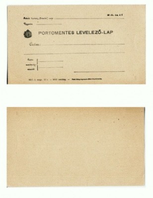 CP156-09 Tiparita 1917-circula in Transilvania ocupatie maghiara foto