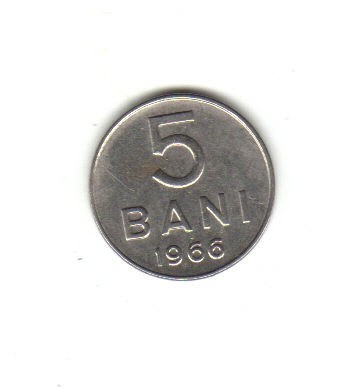 bnk mnd Romania 5 bani 1966