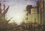 Pictura de Claude Lorrain-carte postala