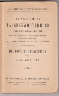 Dictionar german-portughez (editie antebelica) foto