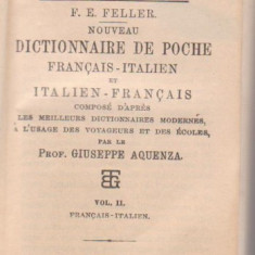 Dictionar francez-italian (editie antebelica)