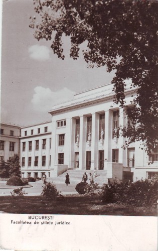 R3228 Bucuresti Facultatea de Stiinte Juridice circulat 1963 RPR