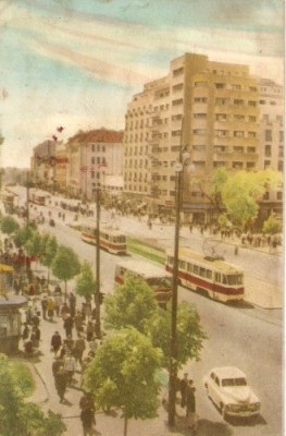 R2295 RPR Bucuresti B-dul 1848 circulat 1958 foto