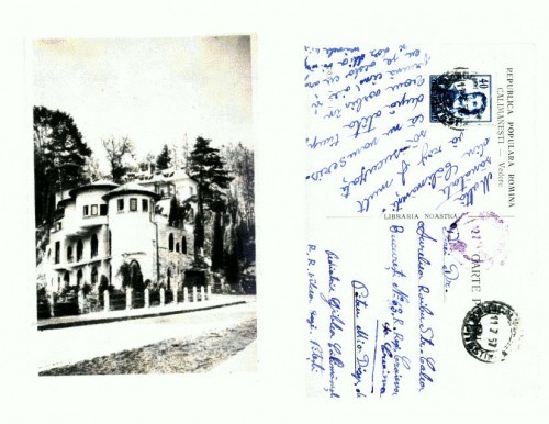 CP157-92 Calimanesti -Vedere -RPR -sepia -circulata 1957
