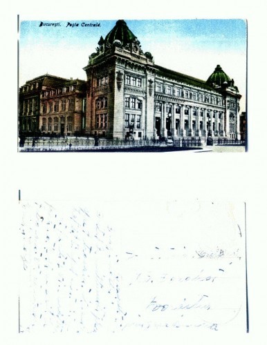 CP158-34 Bucuresti -Posta Centrala-Ed. Socec & Co.-circulata CP158-34 Bucuresti -Posta Centrala-Ed. Socec & Co.-circulata