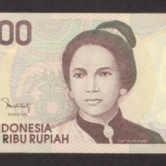 INDONEZIA █ bancnota █ 10000 Rupiah █ 1998 █ P-137a █ UNC █ necirculata