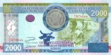 BURUNDI █ bancnota █ 2000 Francs █ 2008 █ P-47 █ UNC █ necirculata