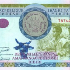 BURUNDI █ bancnota █ 2000 Francs █ 2008 █ P-47 █ UNC █ necirculata