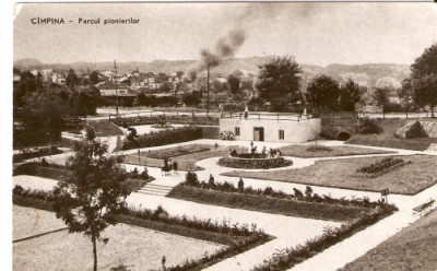 R3421 Campina Parcul Pionierilor circulat 1959 RPR foto