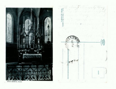 CP158-95 Maria-Remete(Remetea), Fooltar(Altar)-circulata 1937 foto