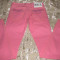 SUPER PRET ! Super pantaloni/blugi roz skinny de dama made in Italy Sz 26 noi ,strasuri buzunare!