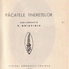 Costache Negruzzi / Pacatele tineretelor (editie 1937)