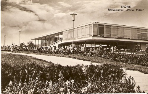 R3799 RPR Eforie, restaurantul Perla Marii, circulat 1961