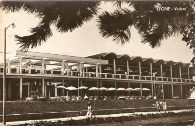 R3815 RPR Eforie, Restaurantul nou, circulat 1961 foto