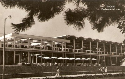 R3816 RPR Eforie, Restaurantul nou, circulat 1959 foto