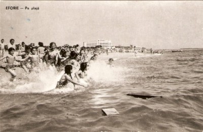 R3830 RPR Eforie, Plaja, circulat 1959 foto