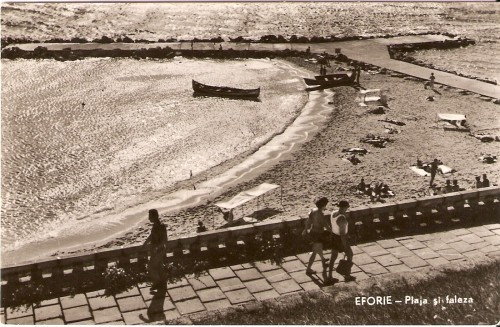 R3833 RPR Eforie, Plaja si faleza, circulat 1961