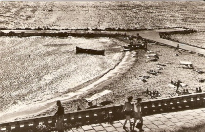 R3834 RPR Eforie, Plaja, circulat 1963 foto